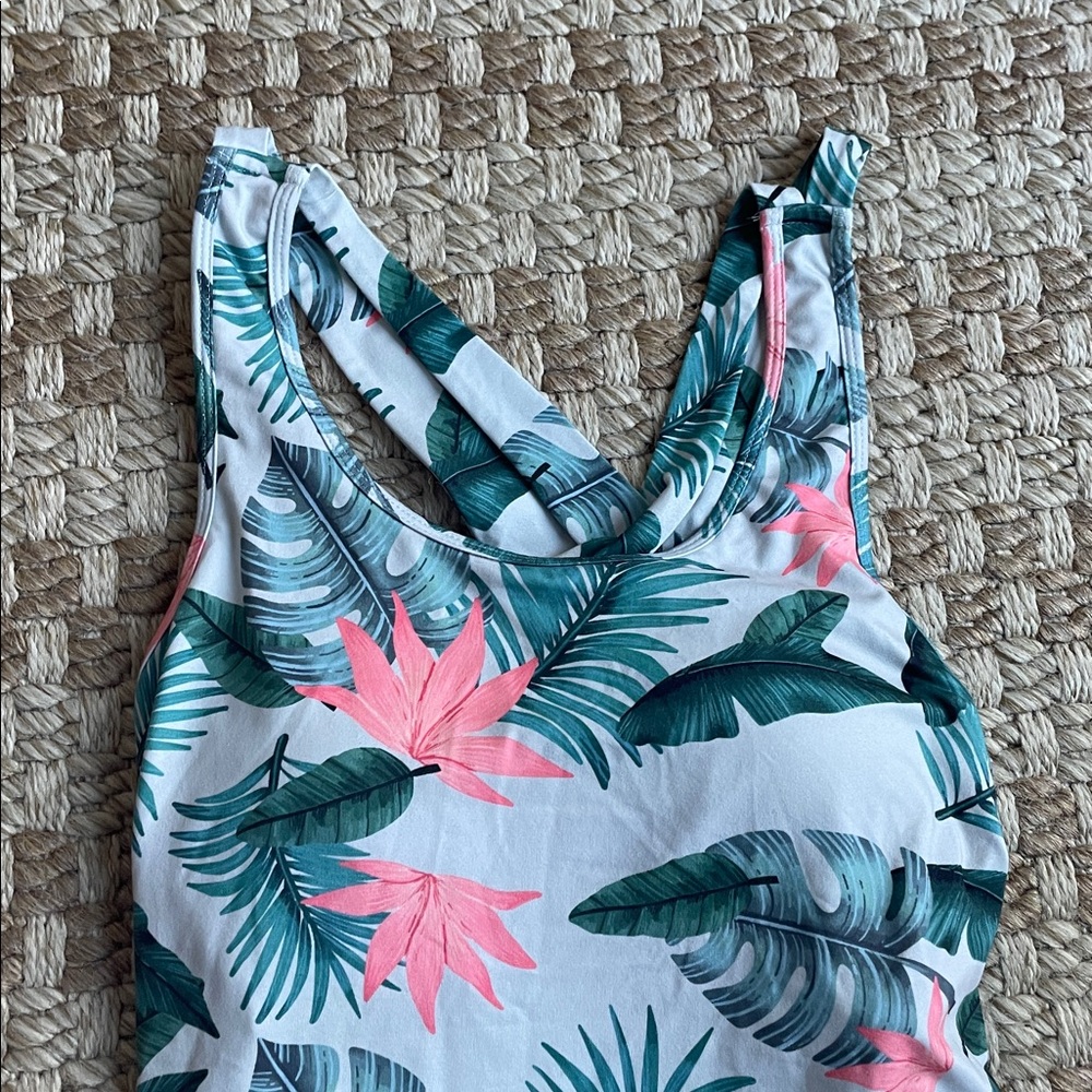 Kyodan Multicolor Leaf Print Dress, Petite Small - Picture 6 of 13